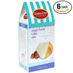 The Gluten Free Pantry Angel Food Cake Mix, 16 Ounce Boxes (Pack of 6)