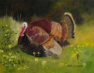 Wild Turkey South Texas Wildlife Original Austin Art  