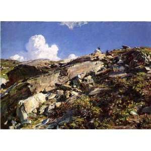    In the Alps John Singer Sargent Hand Painted Art