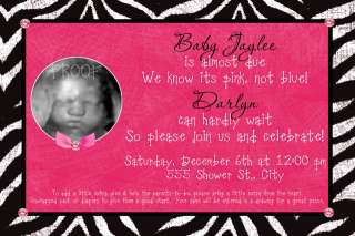 BOY & GIRL Ultrasound BABY Shower INVITATION 50+designs  