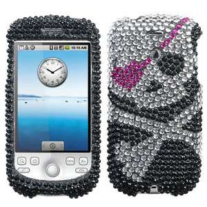  Skull Diamante Protector Cover for HTC myTouch 3G Cell 