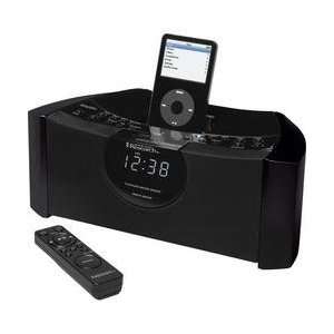  Black Stereo Clock Radio With SmartSet(tm) And iPod(tm 