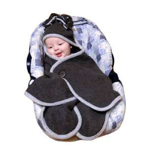  Cuddlebabe Wearable Fleece Blanket   Simply Charcoal Baby
