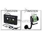 INSTEN Car Cassette Adapter+Mount for iPod Touch 4 4th  