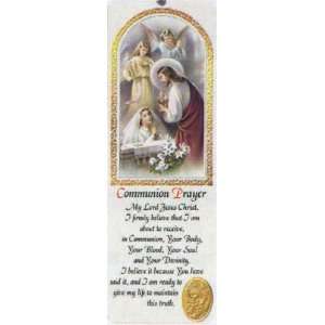   with Communion Prayer in Spanish, 2.25 x 6   Girl
