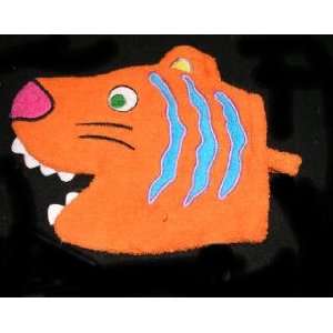  TIGER kids BATH SPONGE mitt glove bathroom home decor 