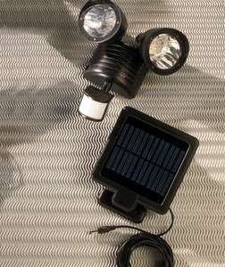 Solar Powered Black Motion Security Lights Outdoor Lighting  