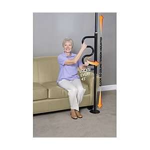 Standers Security Pole and Curve Grab Bar Standers Security Pole with 