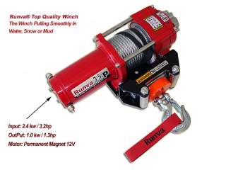 Bolting Pattern Same As Warn 2000lb/2500lb/3000lb ATV Winch