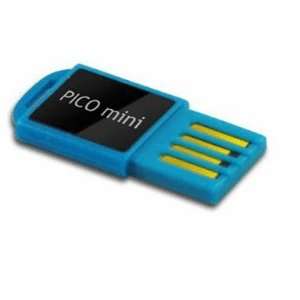 Super Talent Pico Mini B 8gb Usb2.0 Flash Drive Blue Trendy Colorful 