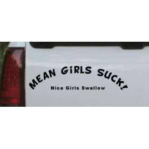   Girls Swallow Funny Car Window Wall Laptop Decal Sticker Automotive