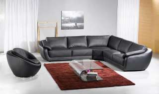 3333 italian leather living room sectional sofa set