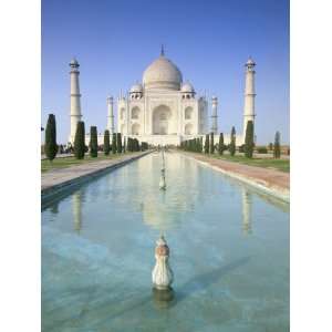 The Taj Mahal, Unesco World Heritage Site, Agra, Uttar Pradesh State 