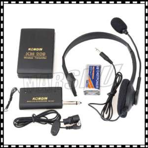 Wireless Remote Microphone Headset Stage Mic Receiver  