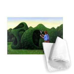  Moore Topiary (acrylic on linen) by Larry   Tea Towel 