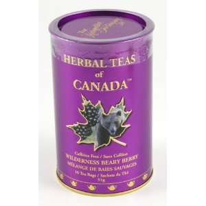 Teas of Canada Wilderness Beary Berry Tea, 16 Bags in Decorative 