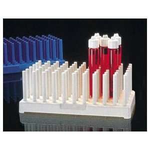 Nalgene Polypropylene Test Tube Peg Racks, 187 L x 105 W x 70mm H 