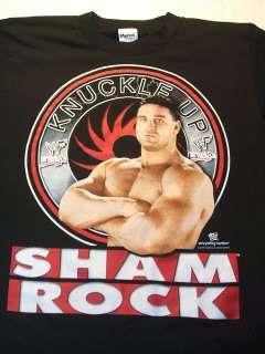 KEN SHAMROCK WWE Knuckle Up Wrestling T shirt  