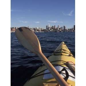  Kayaking on Lake Union, Seattle, Washington, USA Stretched 