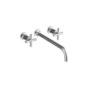 Purist Two Handle Wall Mount Bathroom Faucet Trim Valve Not Included 