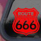 Route 666 Satanic Rob Zombie Devil Decal Car Sticker