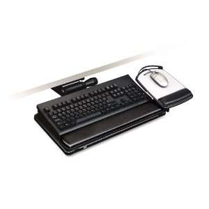  3M  EZ Adjust Keyboard Tray, 19 1/2 x 10 1/2, Black 
