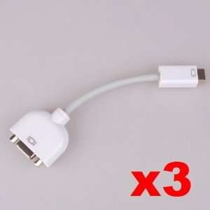  Neewer 3x DVI to VGA Adapter Video Cable for Apple MacBook 