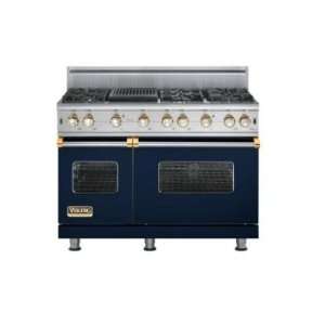  Viking VGCC5486QVBBR 48 Inch Freestanding Range Kitchen 