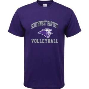   Bearcats Purple Youth Volleyball Arch T Shirt