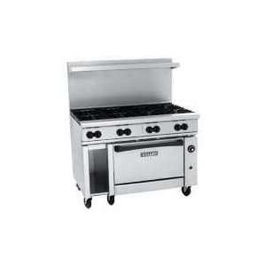  Vulcan Hart Endurance S/S 48 Gas Restaurant Range W/ 8 