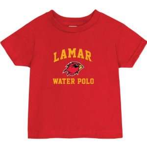    Lamar Cardinals Red Baby Water Polo Arch T Shirt