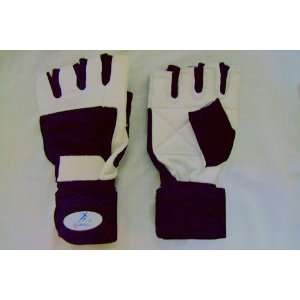  Wrist Wrap Lifting Gloves (Size Large)