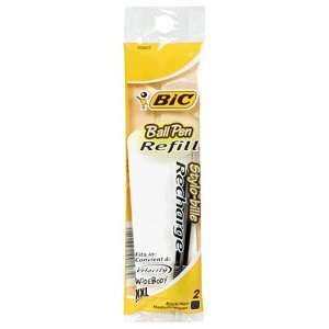  BIC Standard Ball Pen Refill, Medium Point (1.0 mm), Wide Body 